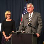 Eric Holcomb and Suzanne Crouch
