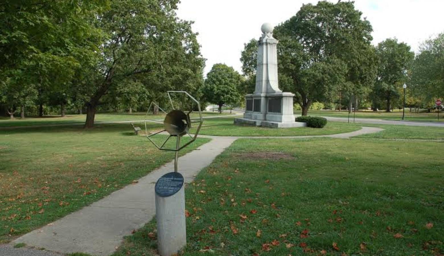 The Confederate monument in Garfield Park in Indianapolis. City leaders are considering relocation of the monument. (Photo: Indy Parks Dept.)