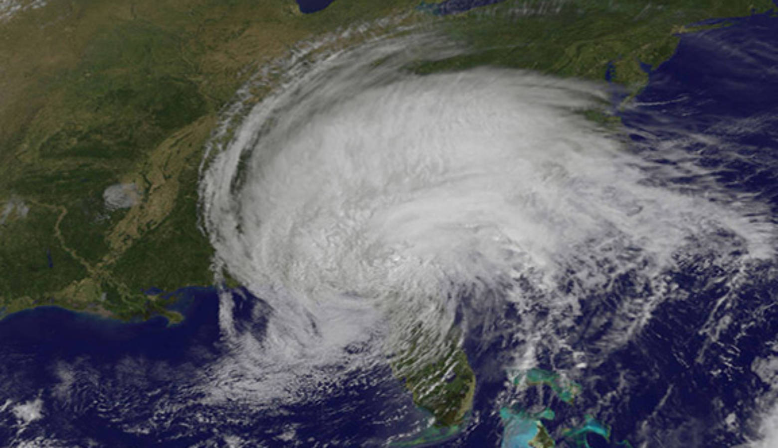 Tropical Storm Irma over Florida (Credit: NASA/NOAA GOES Project)