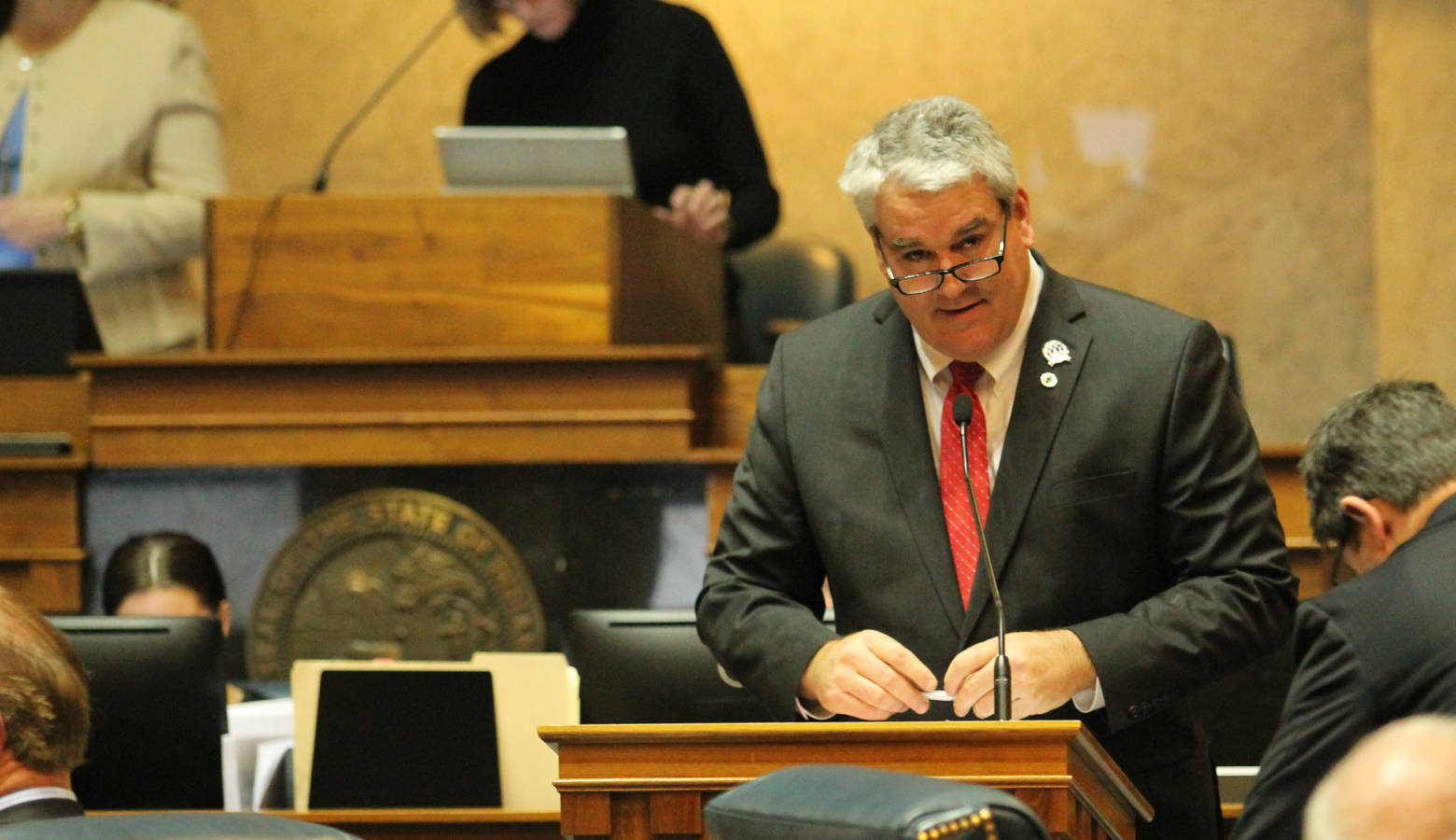 Legislation authored by Sen. Andy Zay (R-Huntington) will increase the maximum number of children allowed in a foster home from five to six. (Lauren Chapman/IPB News)