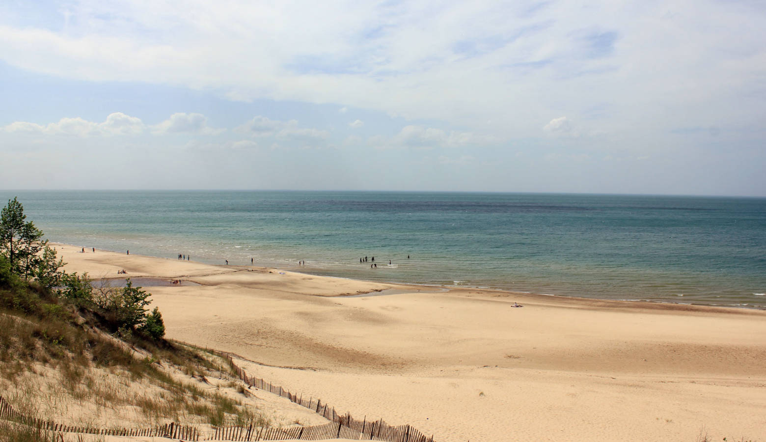 Indiana Dunes National Lakeshore is on the southern shore of Lake Michigan. (Wikimedia Commons)