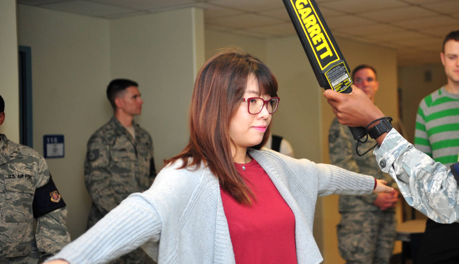 The state is offering handheld metal detectors to any school that requests them. (U.S. Air Force)