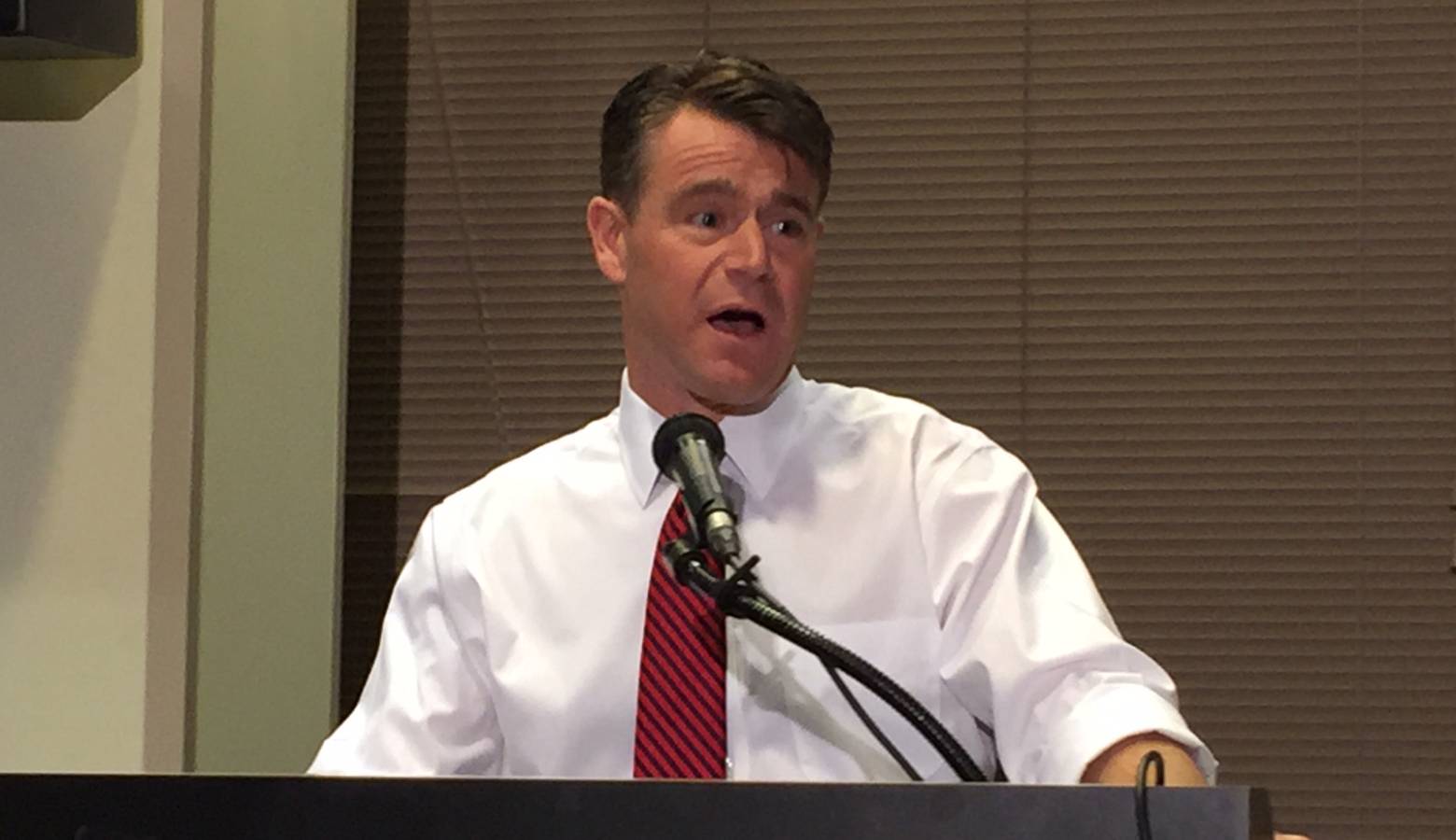U.S. Sen. Todd Young (R-Ind.) says he pushes his Congressional colleagues to use evidence-based decisions when it comes to policy making. (Brandon Smith/IPB News)
