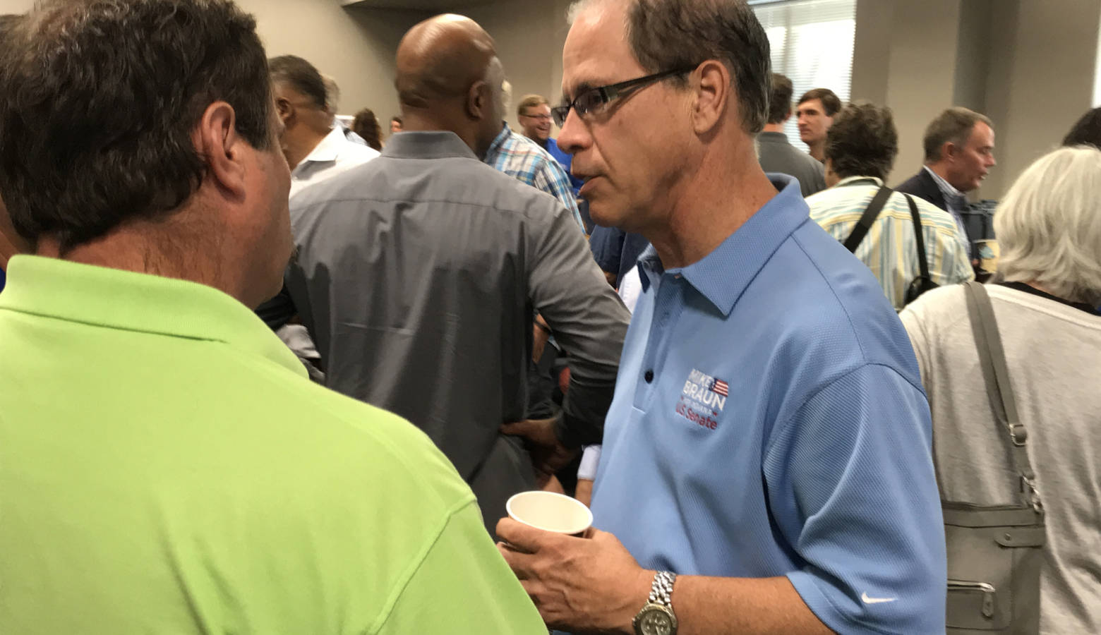 The Indiana Democratic Party filed an ethics complaint against Republican Senate candidate Mike Braun. (Brandon Smith/IPB News)