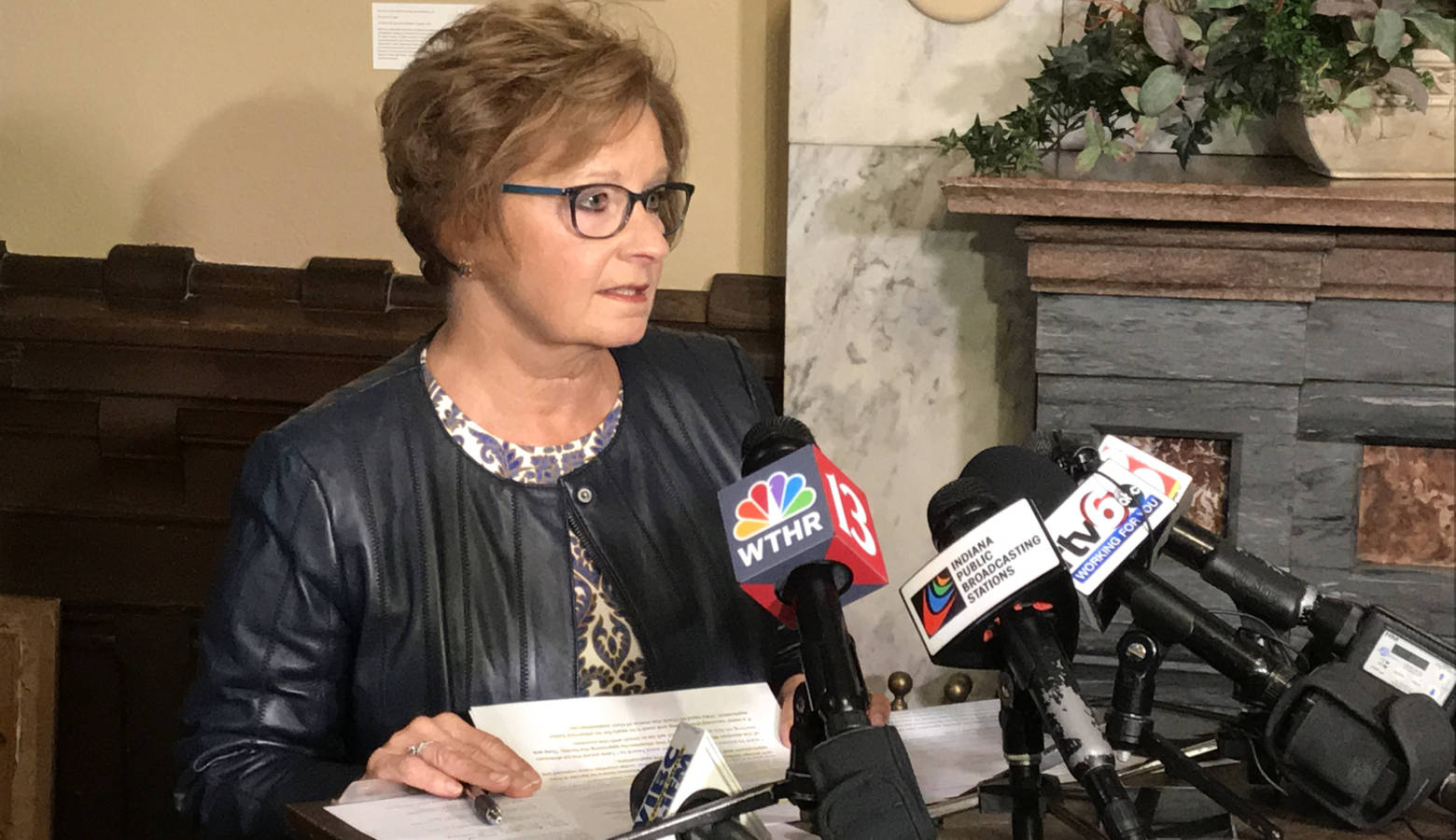 Indiana Secretary of State Connie Lawson says the state Democratic Party mistakenly sent out potentially thousands of faulty absentee ballot applications. (Brandon Smith/IPB News)