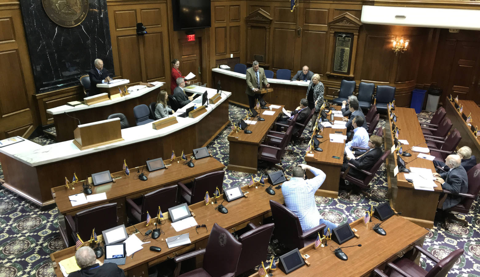 The Alcohol Code Revision Commission unanimously recommends a ballot referendum system for any community that wants to increase its alcohol permit quota. (Brandon Smith/IPB News)