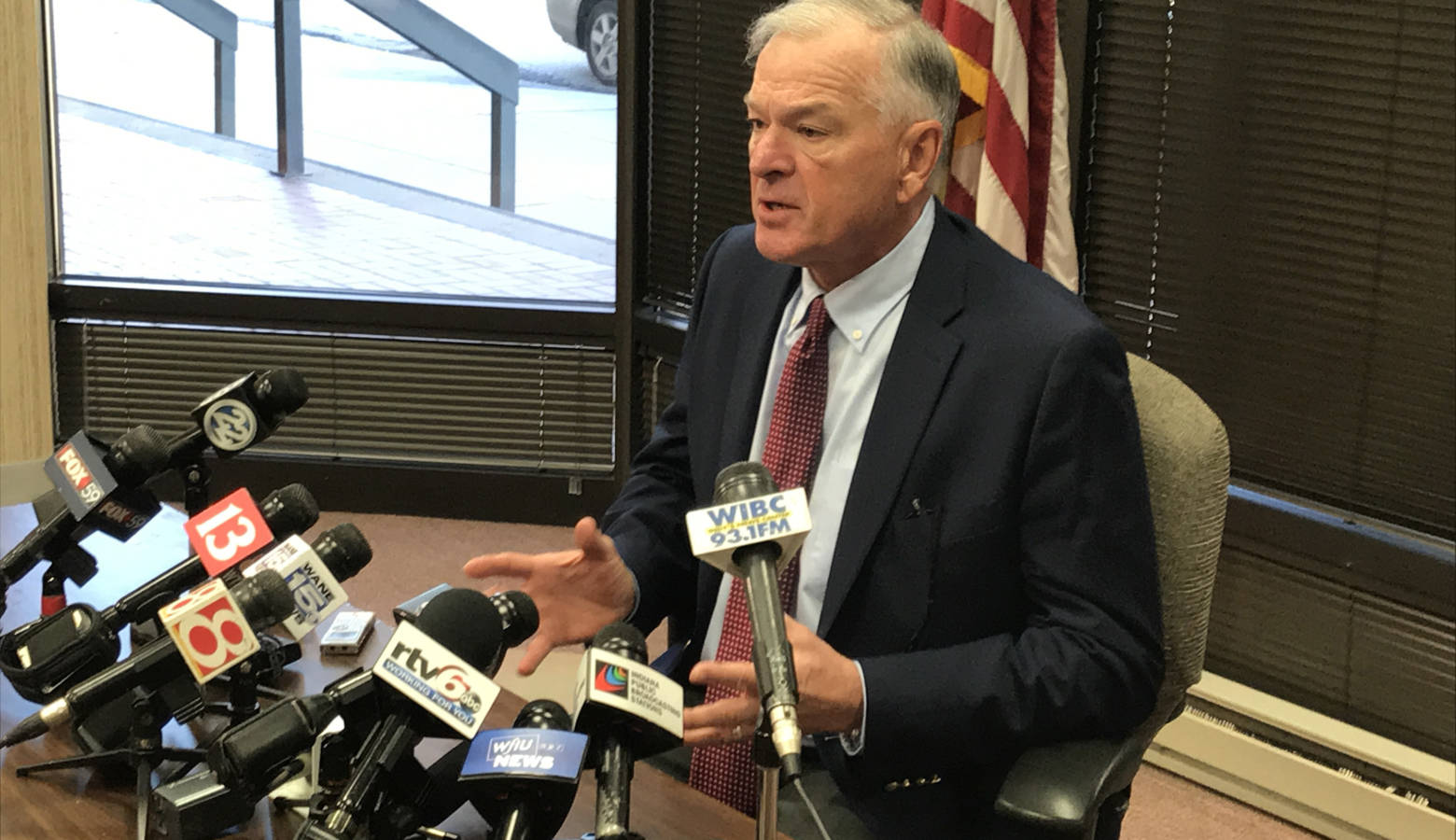 Special prosecutor Dan Sigler discusses his decision not to bring criminal charges against Indiana Attorney General Curtis Hill. (Brandon Smith/IPB News)