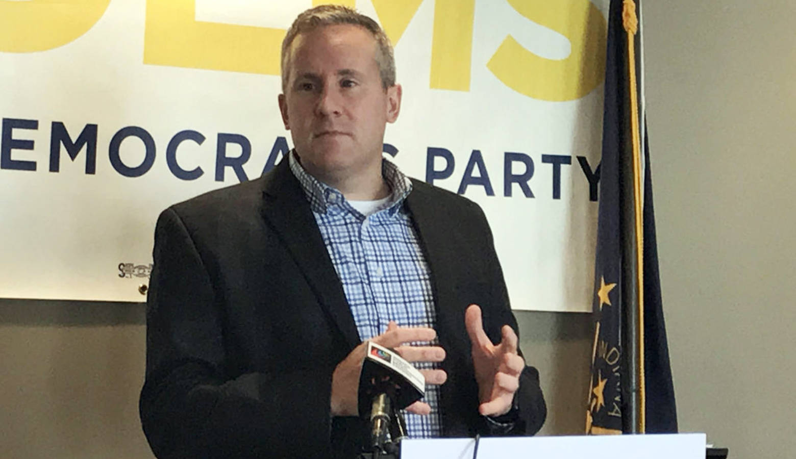 Indiana Democratic Party Chair John Zody says he plans to remain in his leadership position as his party tries to move forward from Tuesday’s election. (Brandon Smith/IPB News)