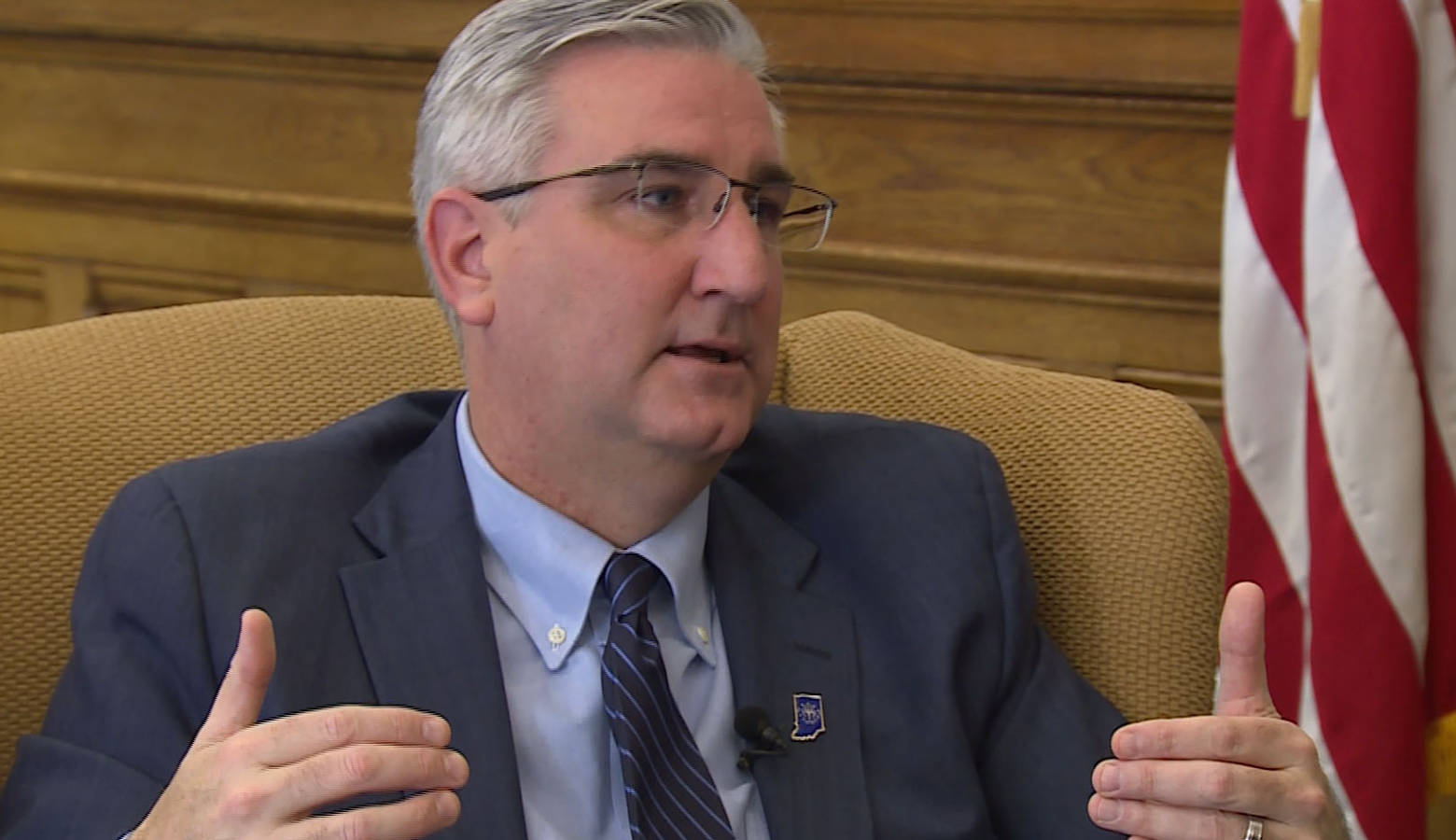 Gov. Eric Holcomb discusses his work in 2018 and looks ahead to 2019. (WTIU)