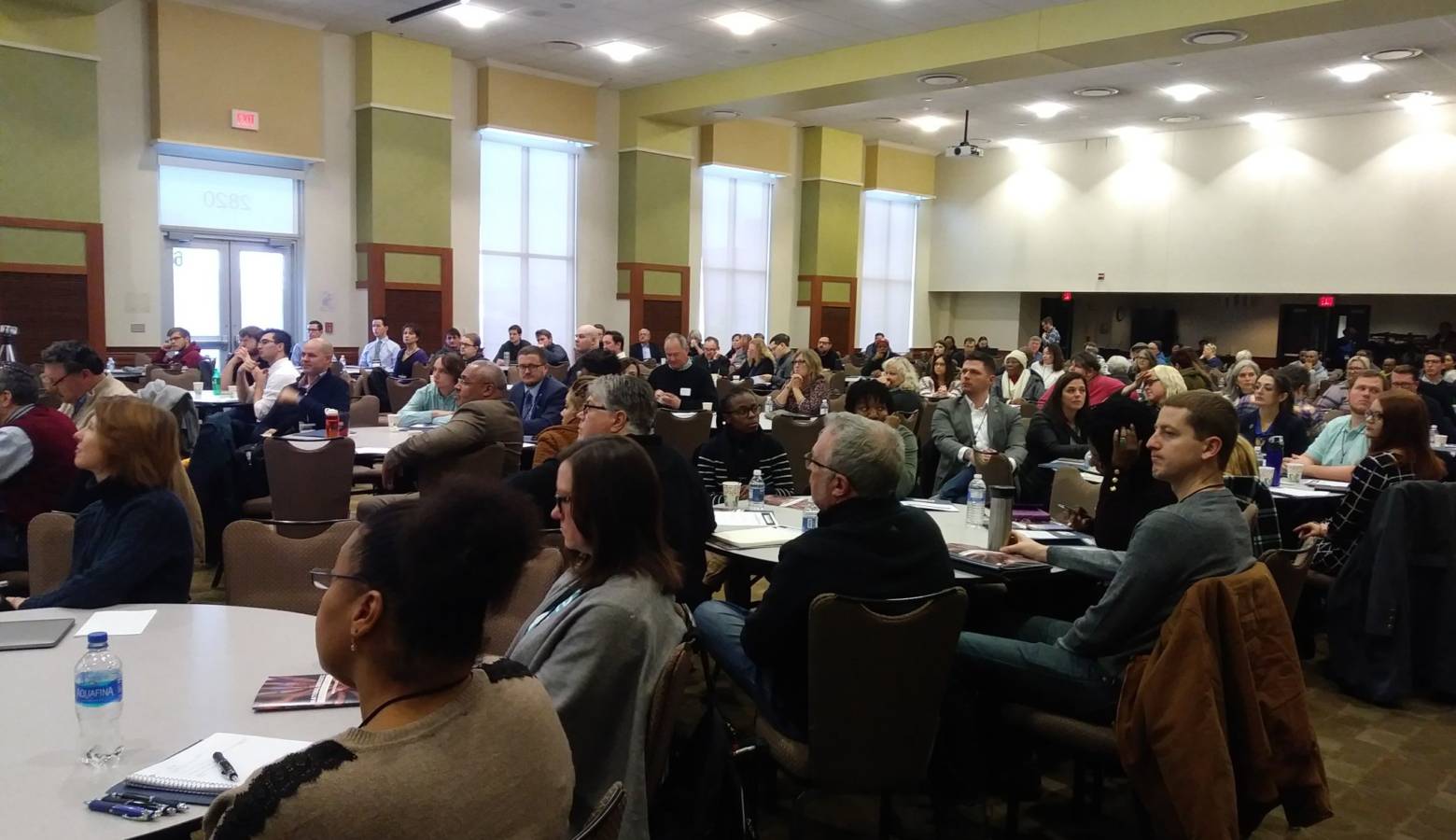 Prospective Democratic candidates for municipal races across the state gathered in Indianapolis Saturday for candidate bootcamp. (Lauren Chapman/IPB News)