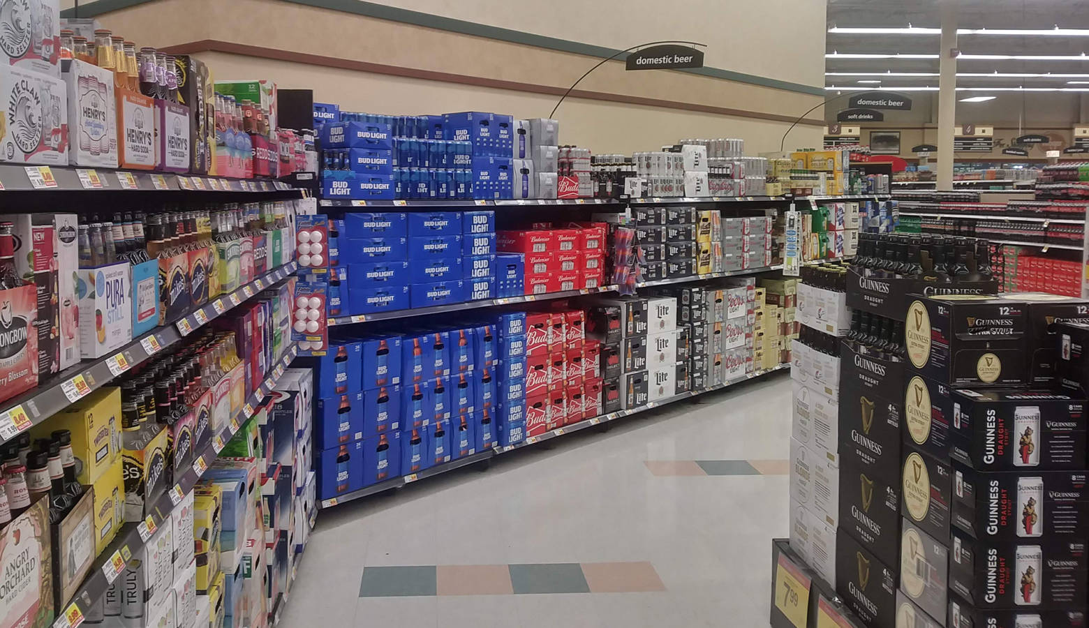 Some considered provisions affect grocery stores: clerks would have to be at least 21 years old and go through training to ring up alcohol. And the stores would have to keep all their alcohol confined to one area. (Lauren Chapman/IPB News)