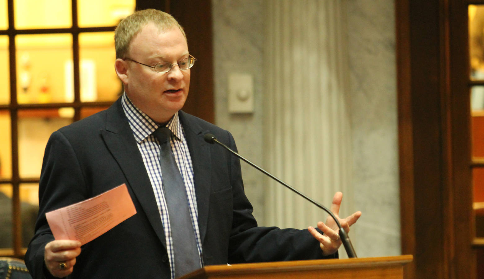 Sen. Randy Head (R-Logansport) says state law didn't bar sex offenders from being child care providers. (Lauren Chapman/IPB News)
