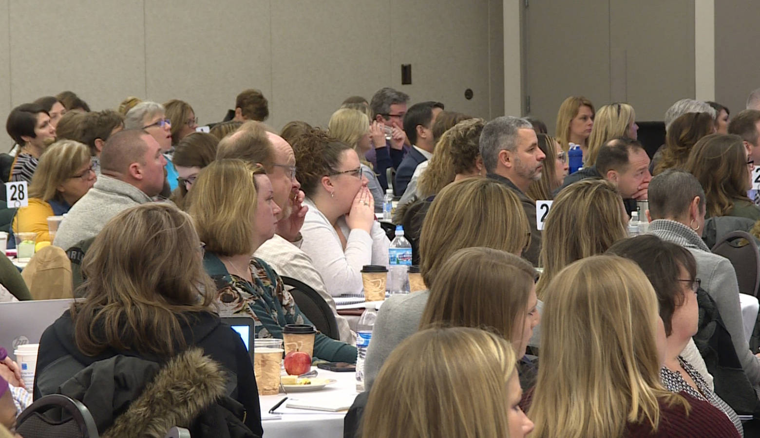 About 500 school professionals met in Bloomington to focus on how schools in Indiana address a student’s needs beyond academics at school. (Jeanie Lindsay/IPB News)