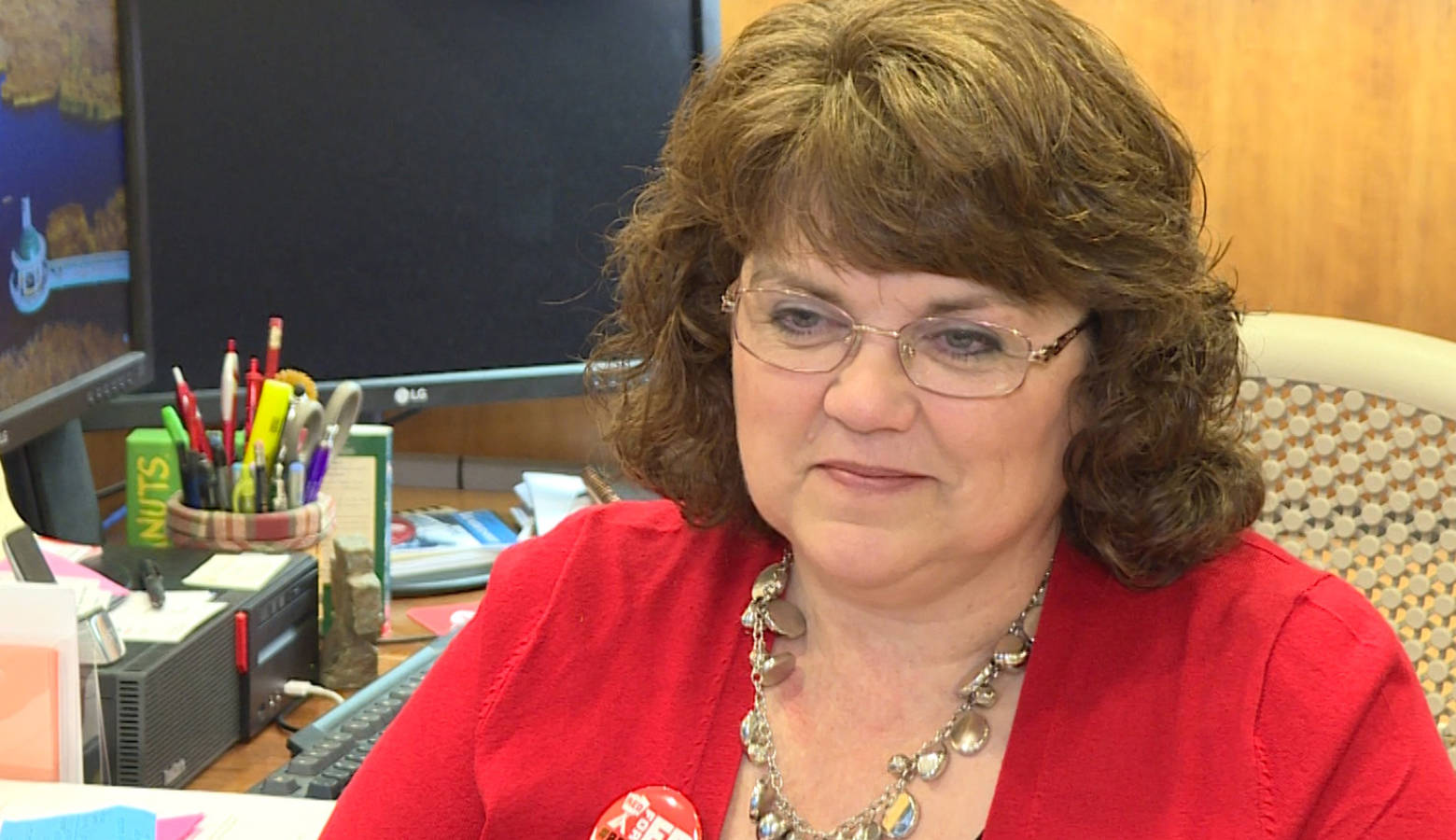Teresa Meredith is the president of the Indiana State Teachers Association. (Jeanie Lindsay/IPB News)