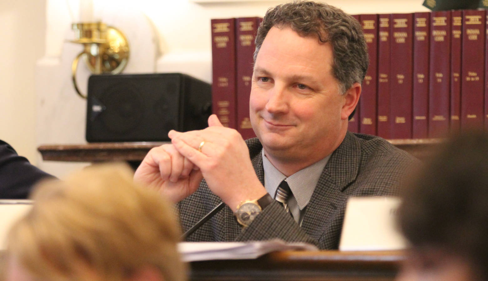 Rep. Todd Huston (R-Fishers) is an architect of the House Republican budget proposal. (Lauren Chapman/IPB News)