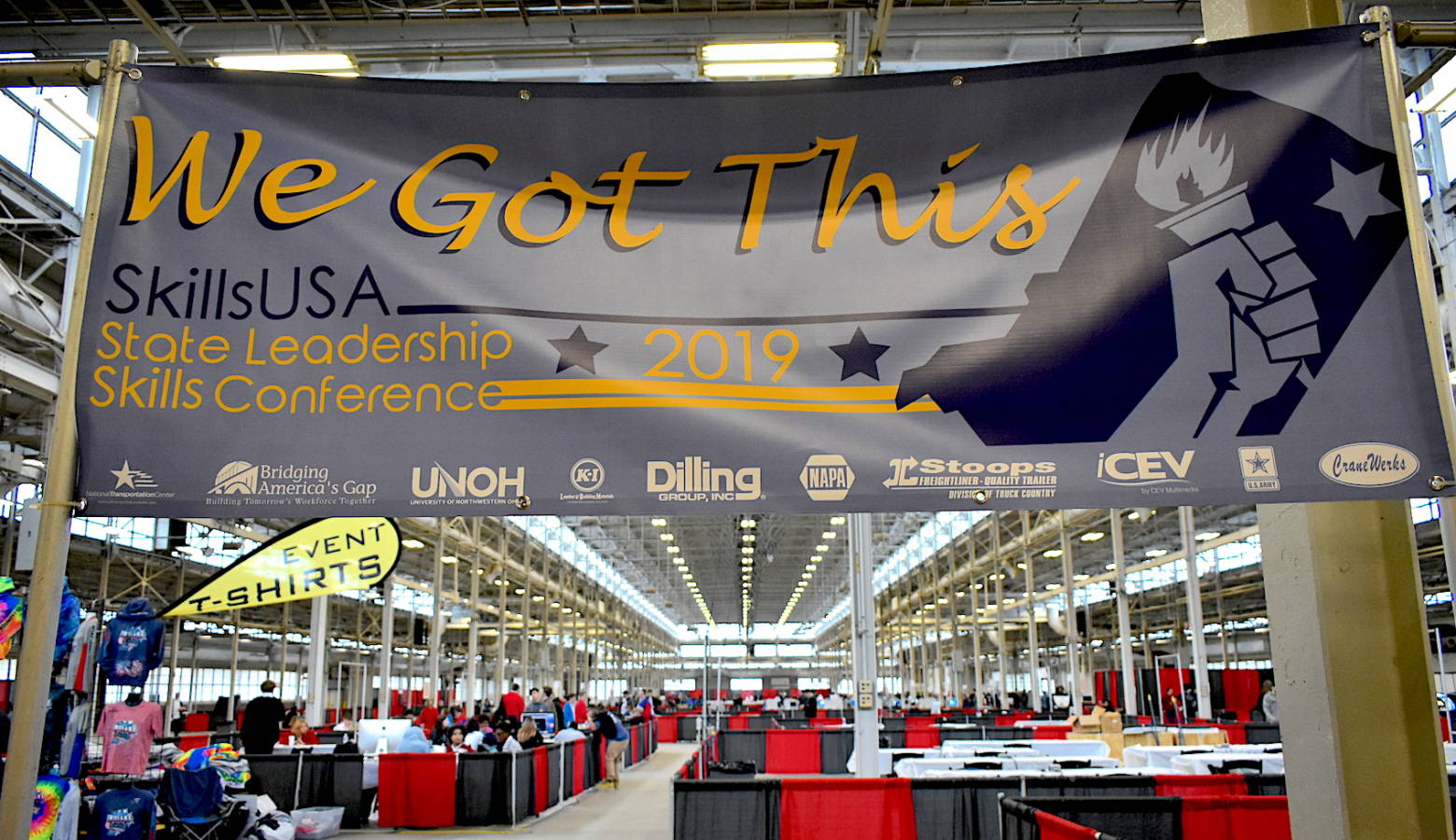 The SkillsUSA competition at the Indiana State Fairgrounds on April 20, 2019. (Justin Hicks/IPB News)