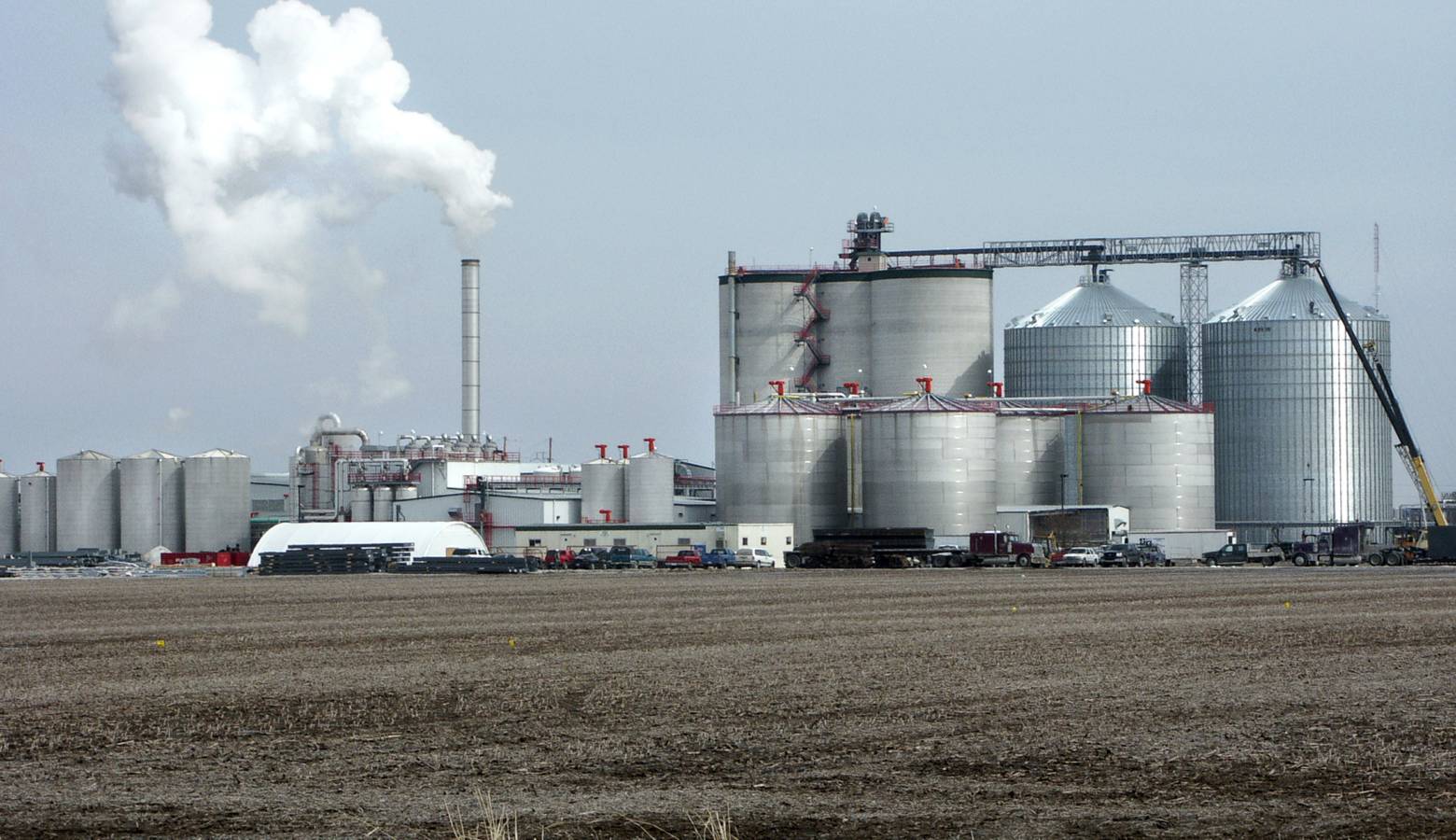 An ethanol manufacturing plant in West Burlington, Iowa. (Steve Vaughn/ Wikimedia Commons)