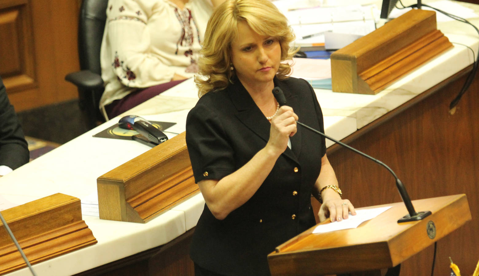 Rep. Karlee Macer (D-Indianapolis) announced she will not run for governor in 2020. (FILE PHOTO: Lauren Chapman/IPB News)