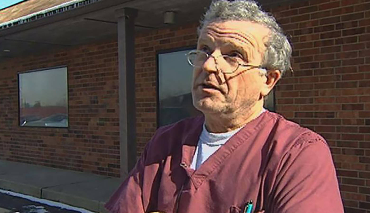 Ulrich Klopfer during a Dec. 1, 2015 interview with WNDU-TV in South Bend. After his death on Sept. 3. and his family discovered thousands of fetal remains on his property. (Courtesy of WNDU-TV)