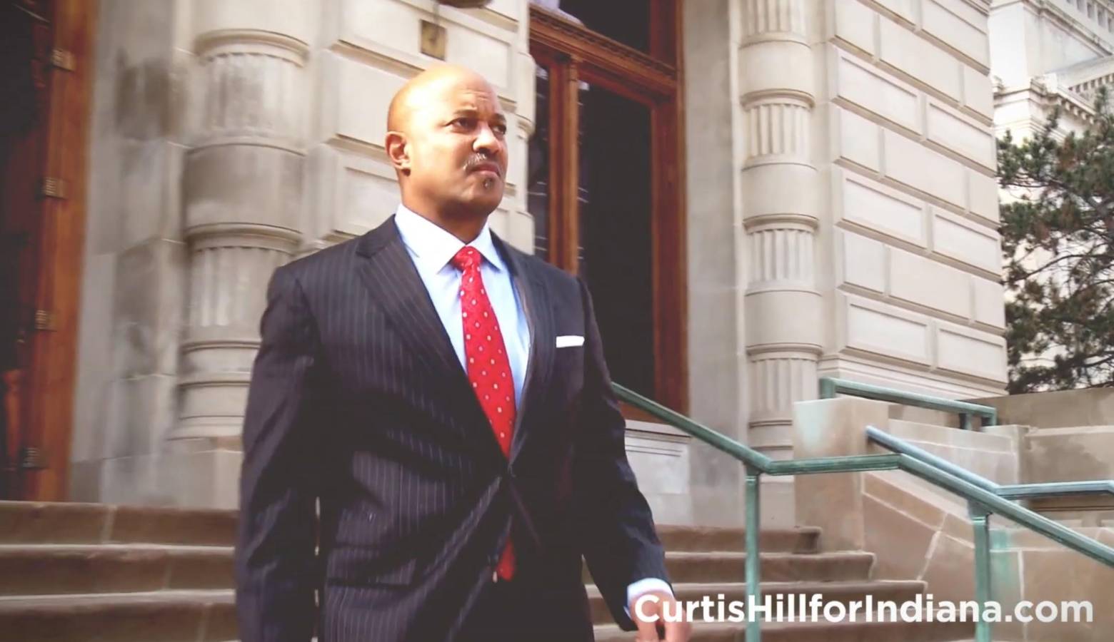 Attorney General Curtis Hill announced his re-election bid via a campaign video. (Curtis Hill for Indiana/Youtube)