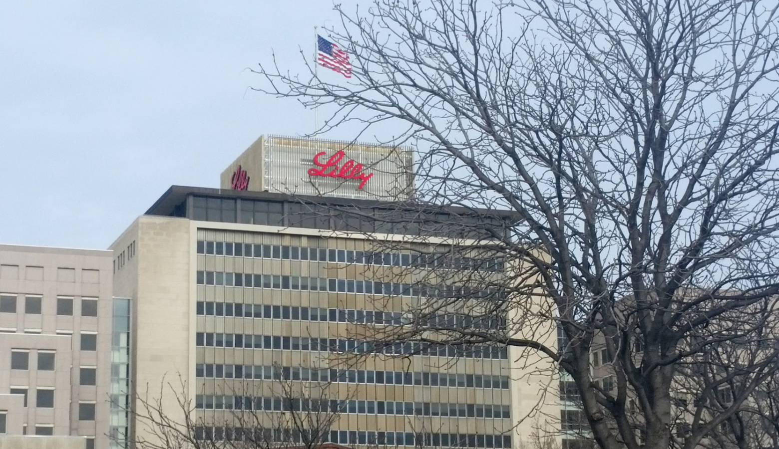 Eli Lilly Corporate Headquarters in Indianapolis. (Lauren Chapman/IPB News)