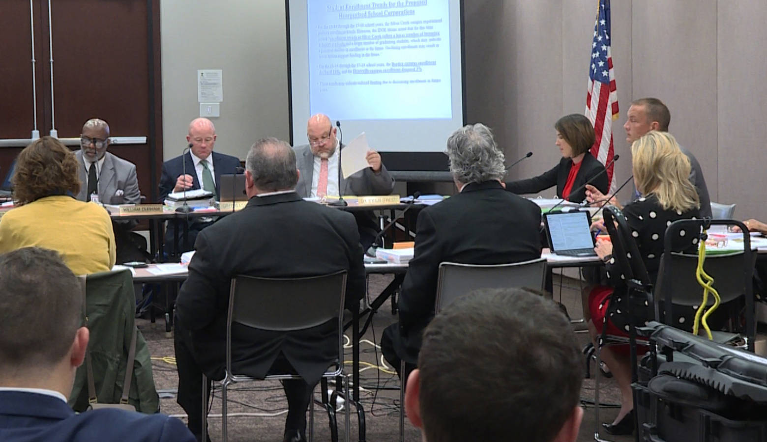 State Board of Education members at their November meeting. (Jeanie Lindsay/IPB News)
