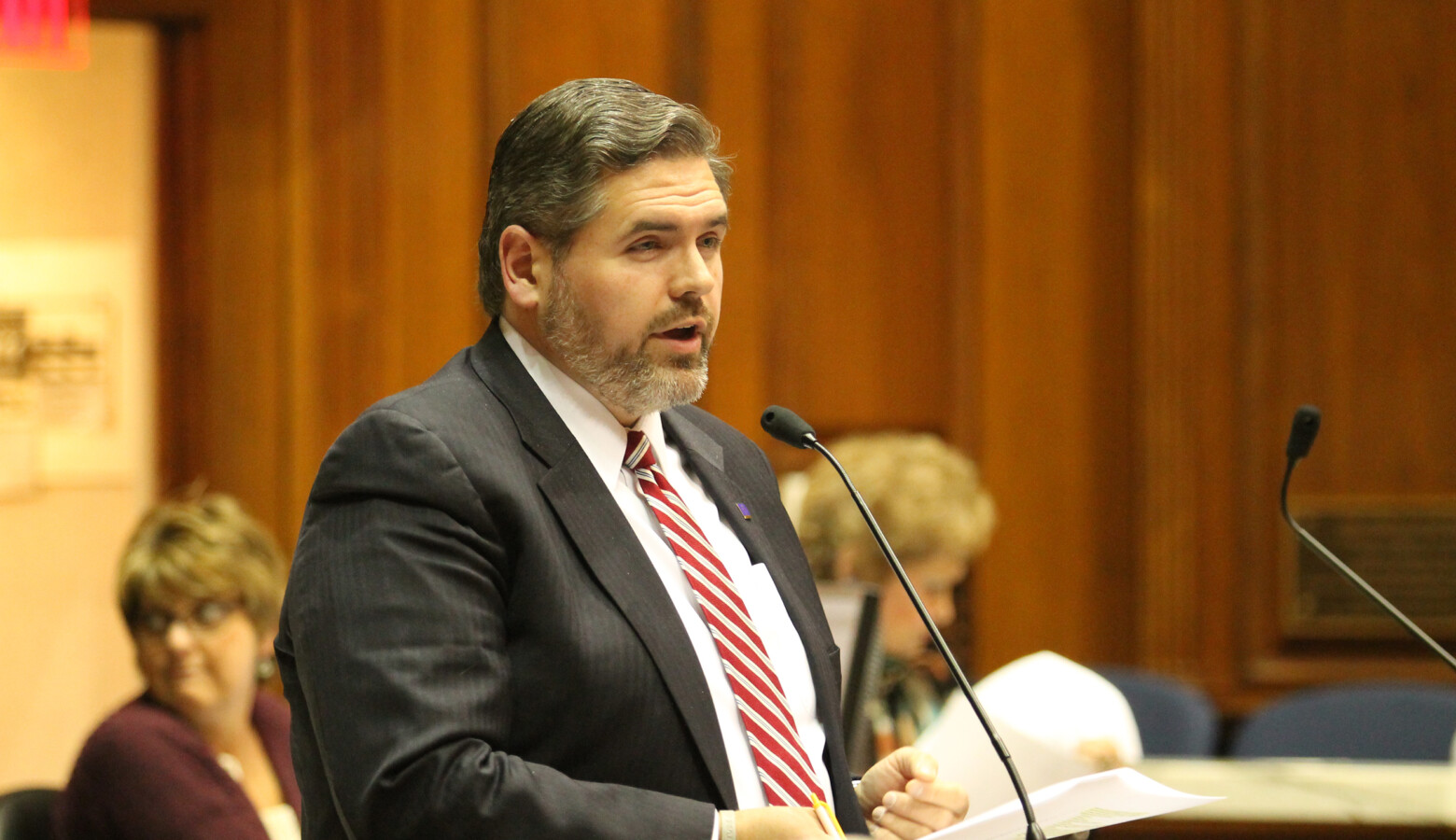 Rep. Ed Clere (R-New Albany) led the charge to create Indiana's syringe exchange programs. (Lauren Chapman/IPB News)