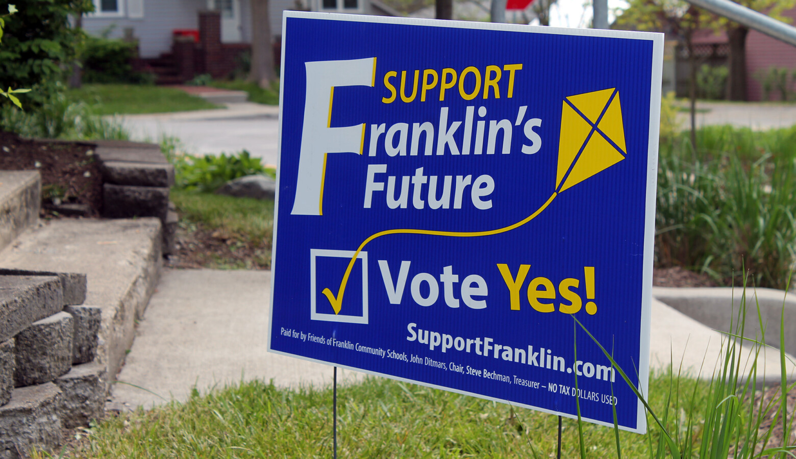 Franklin Community Schools asked voters to approve a referendum for the first time last year during a primary election. If the current language in HB 1222 remains, referenda would be limited to general elections. (Lauren Chapman/IPB News)