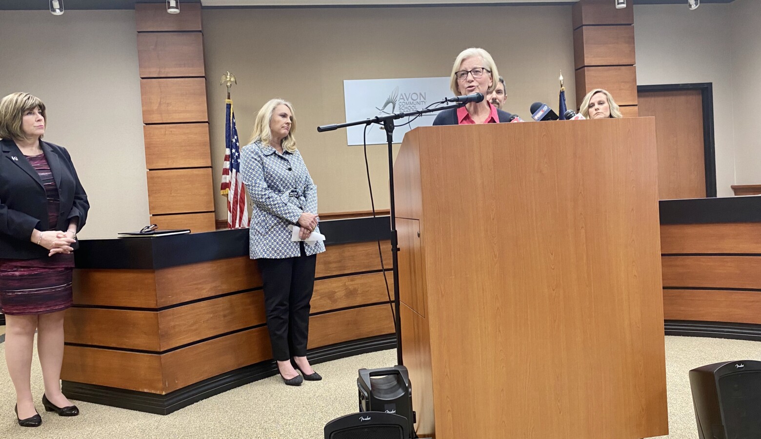 State Health Commissioner Kris Box encourages students, and anyone sick, to social distance to prevent the spread of coronavirus. (Darian Benson/IPB News)