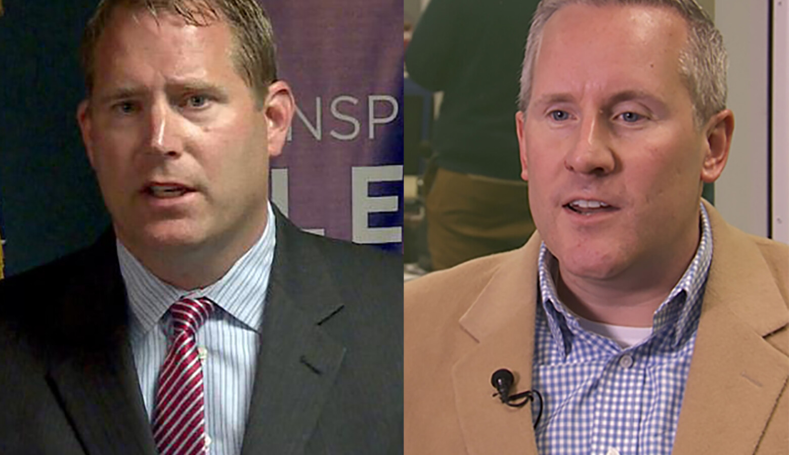 GOP Chair Kyle Hupfer and Democratic Party Chair John Zody say Hoosier voters have legitimate concerns about voting in person this May. (Lauren Chapman/IPB News, Seth Tackett/WTIU)