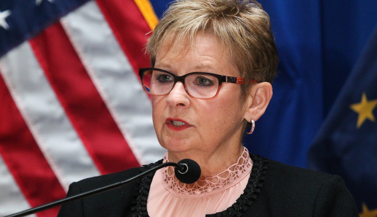 Secretary of State Connie Lawson says both state party leaders are in consensus about moving Indiana's primary election to June 2. (Lauren Chapman/IPB News)
