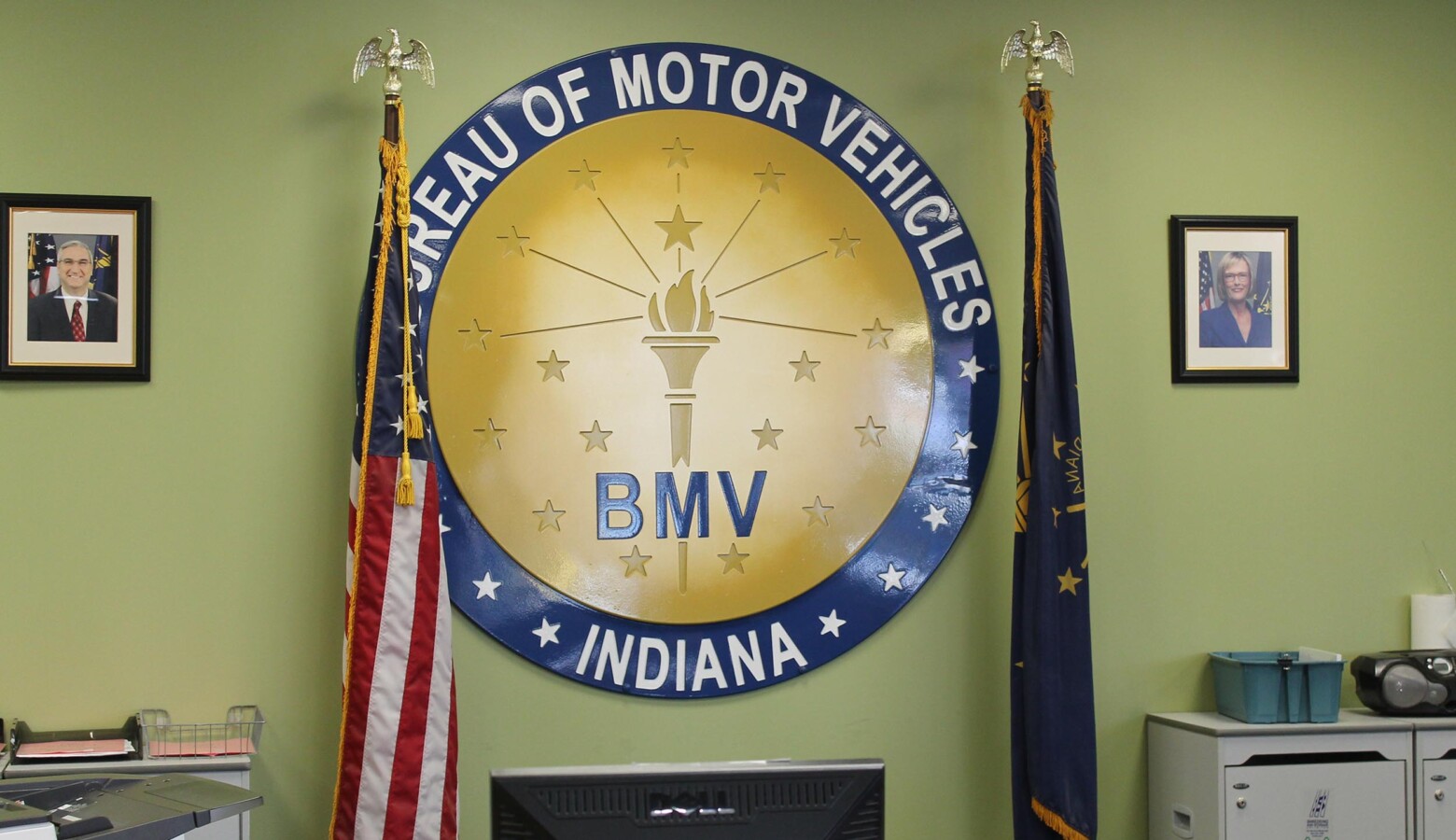 Indiana’s BMV branches shut down in March as the governor issued a “Stay-At-Home” order. They began to re-open in May. (Lauren Chapman/IPB News)