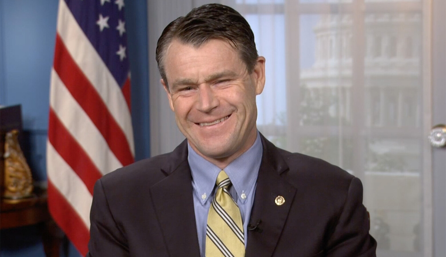 U.S. Sen. Todd Young (R-Ind.) says he supports a “path to legal status” for DACA recipients, known as Dreamers, as part of a broader immigration reform package. (Screenshot)