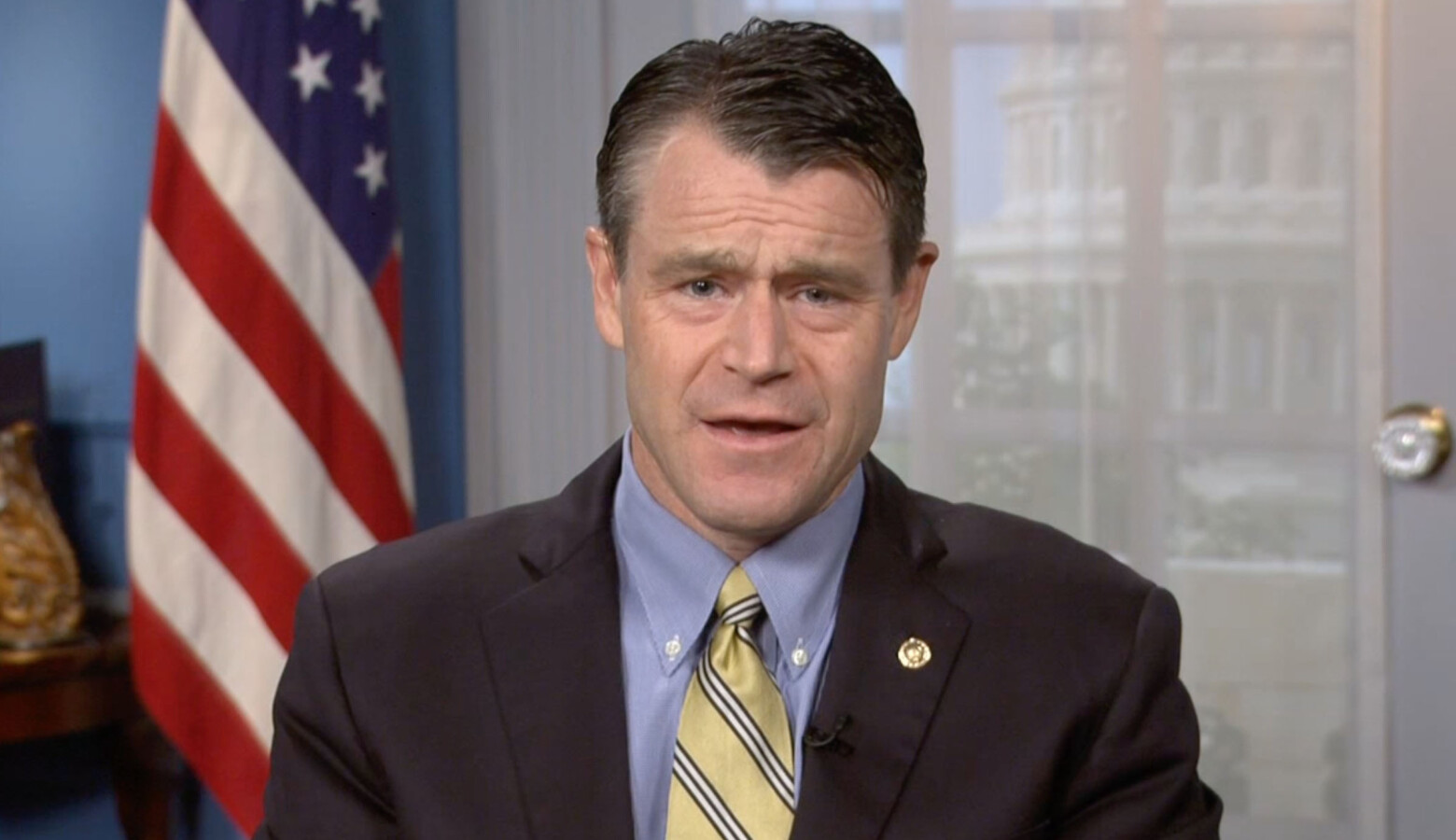 Sen. Todd Young (R-Ind.) said he wants the federal government’s next round of COVID-19 relief to be “targeted” at those who need help most. (Screenshot)