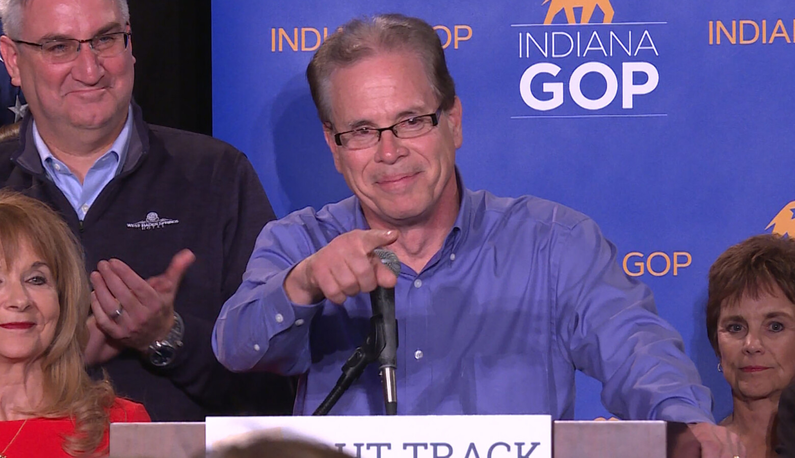 Sen. Mike Braun (R-Ind.) says he’ll be “disappointed” if the federal government provides any financial support for state and local government budgets in future COVID-19 relief packages. (FILE PHOTO: Tyler Lake/WTIU)