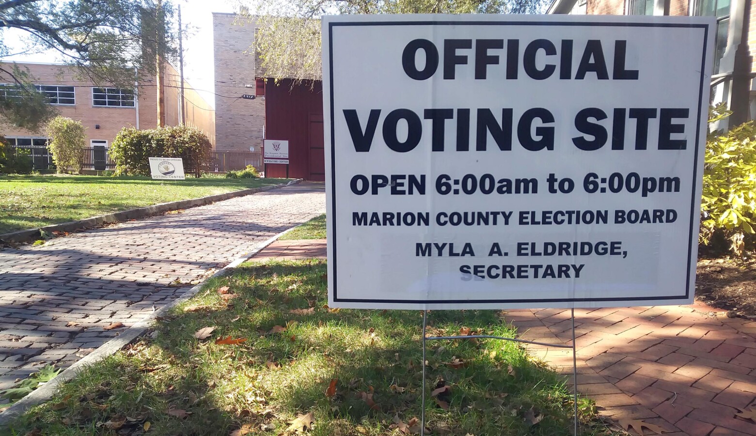 A 2019 Indiana law, now halted, said only county election boards - by unanimous vote - could ask a court to extend polling hours on Election Day. (Lauren Chapman/IPB News)