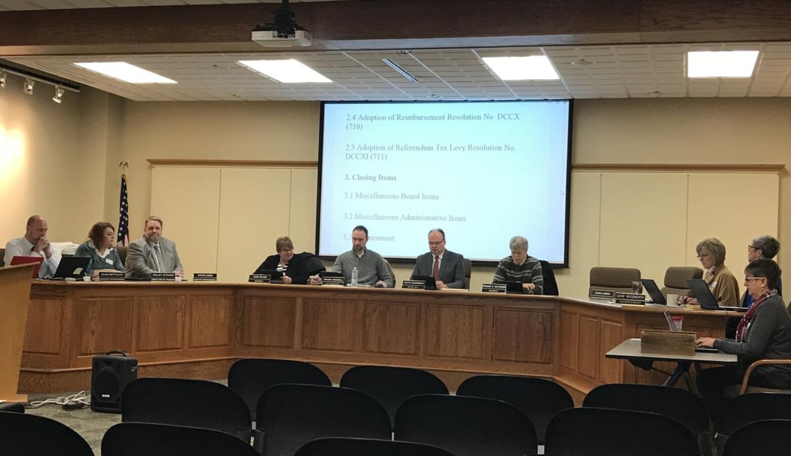 Goshen School Board members approve a revised plan to address district-wide overcrowding issues. School boards have the power to do things like propose local tax increases that impact the broader community. (FILE PHOTO: Bárbara Anguiano/IPB News)