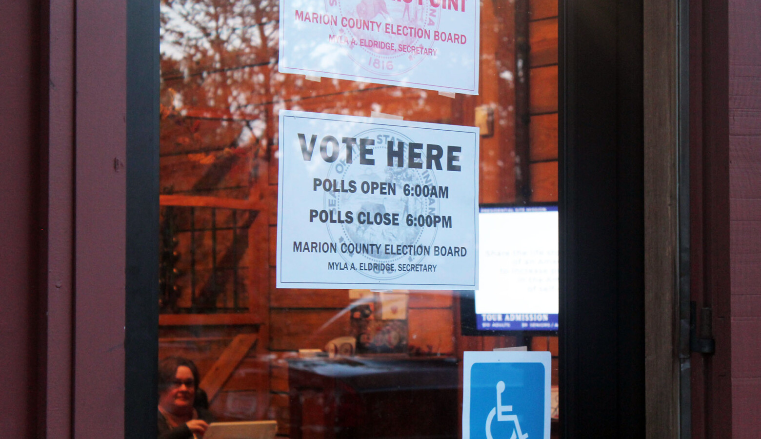 Poll watchers are a very defined role in state election law. (Lauren Chapman/IPB News)