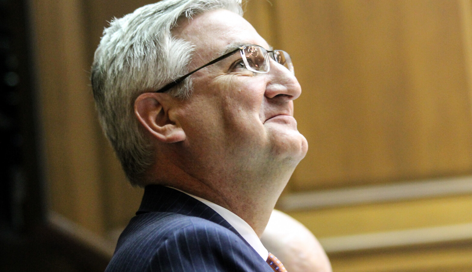 Gov. Eric Holcomb’s victory marks the fifth straight gubernatorial win for Republicans – Indiana Democrats haven’t won a governor’s race since 2000. (Lauren Chapman/IPB News)