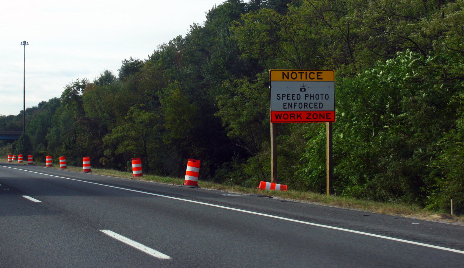 Legislation would establish a pilot program that allows four highway work zone speed cameras around the state. (thisisbossi/Flickr)