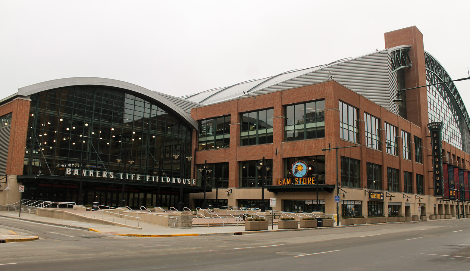 Bankers Life Fieldhouse is one of the six venues to be used for the year's March Madness Men's Division I Championship games. (Lauren Chapman/IPB News)