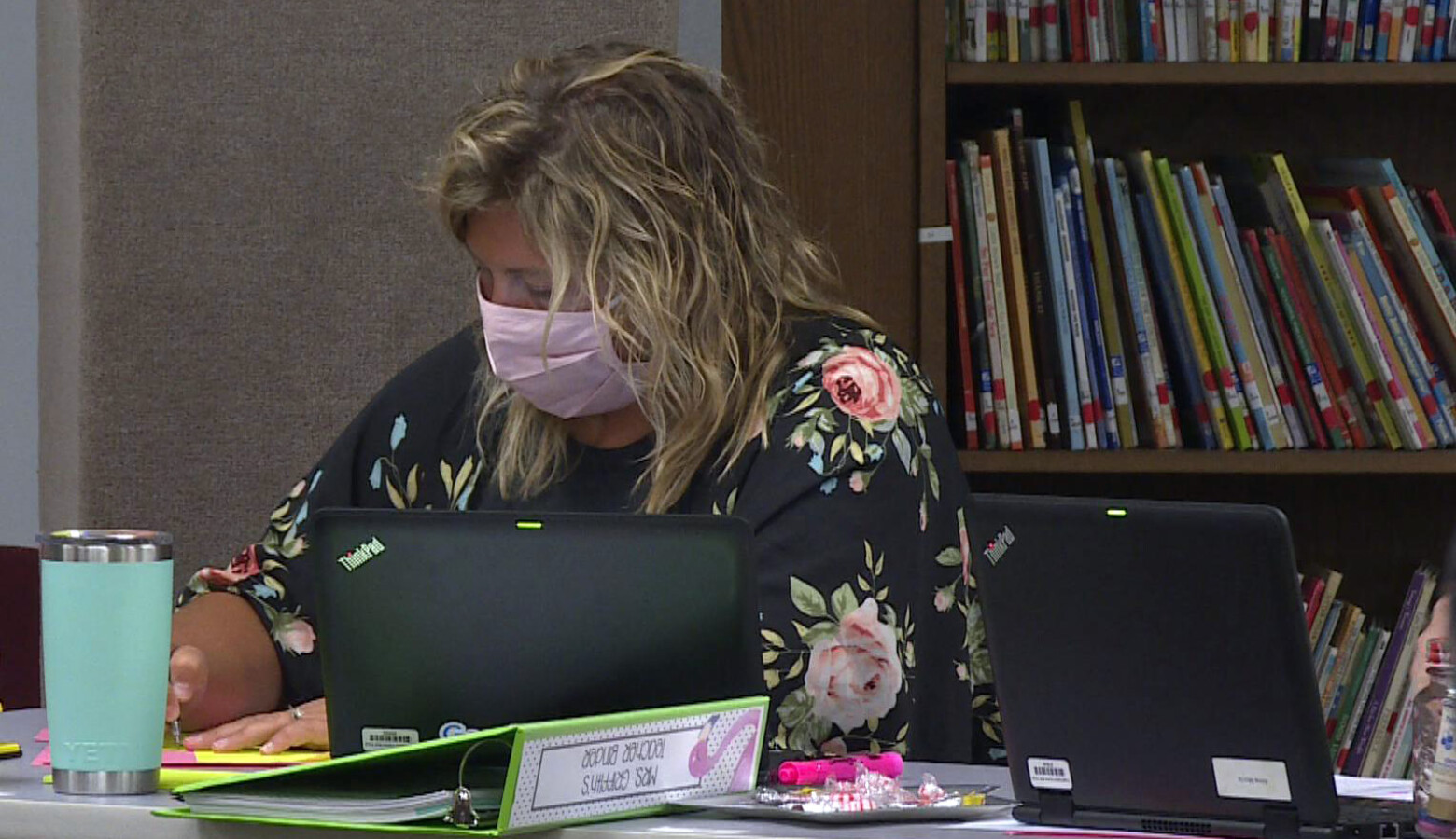 Many Indiana educators say they're frustrated that they aren't being prioritized for vaccines as many parents and policymakers press for more in-person learning. (Jeanie Lindsay/IPB News)