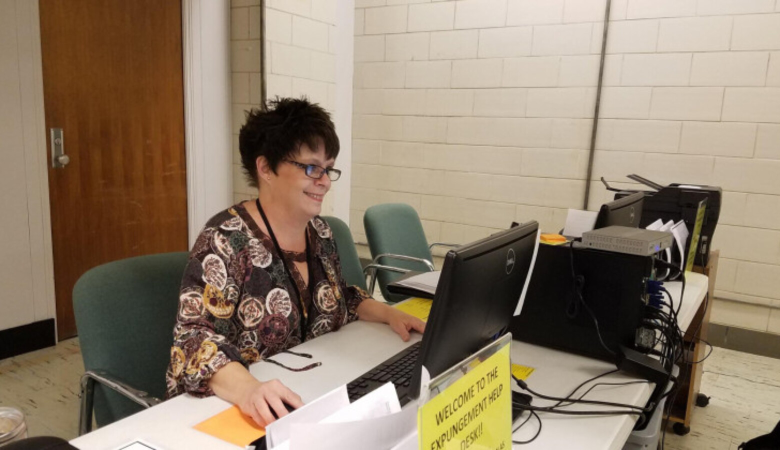 Julie Mennel is the expungement help desk manager for the Neighborhood Christian Legal Clinic in Indianapolis. She helps clients navigate the expungement process and seal their records from public view.