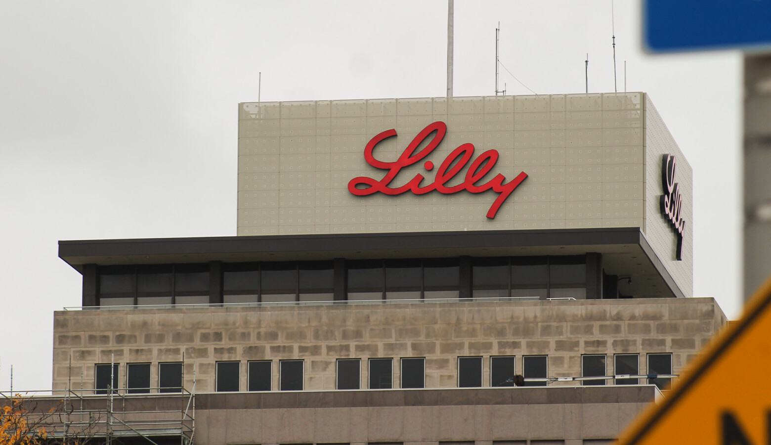 This summer Eli Lilly will start bringing back employees that have been working from home for more than a year to its downtown Indianapolis headquarters. (Lauren Chapman/IPB News)
