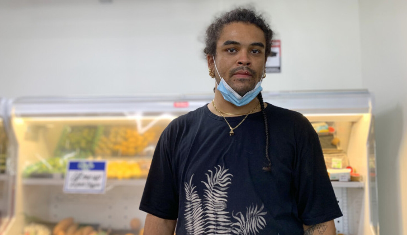 Torian Jones has severe asthma, so he wanted to stay home during the COVID-19 pandemic, but he couldn't afford to quit his grocery store job.