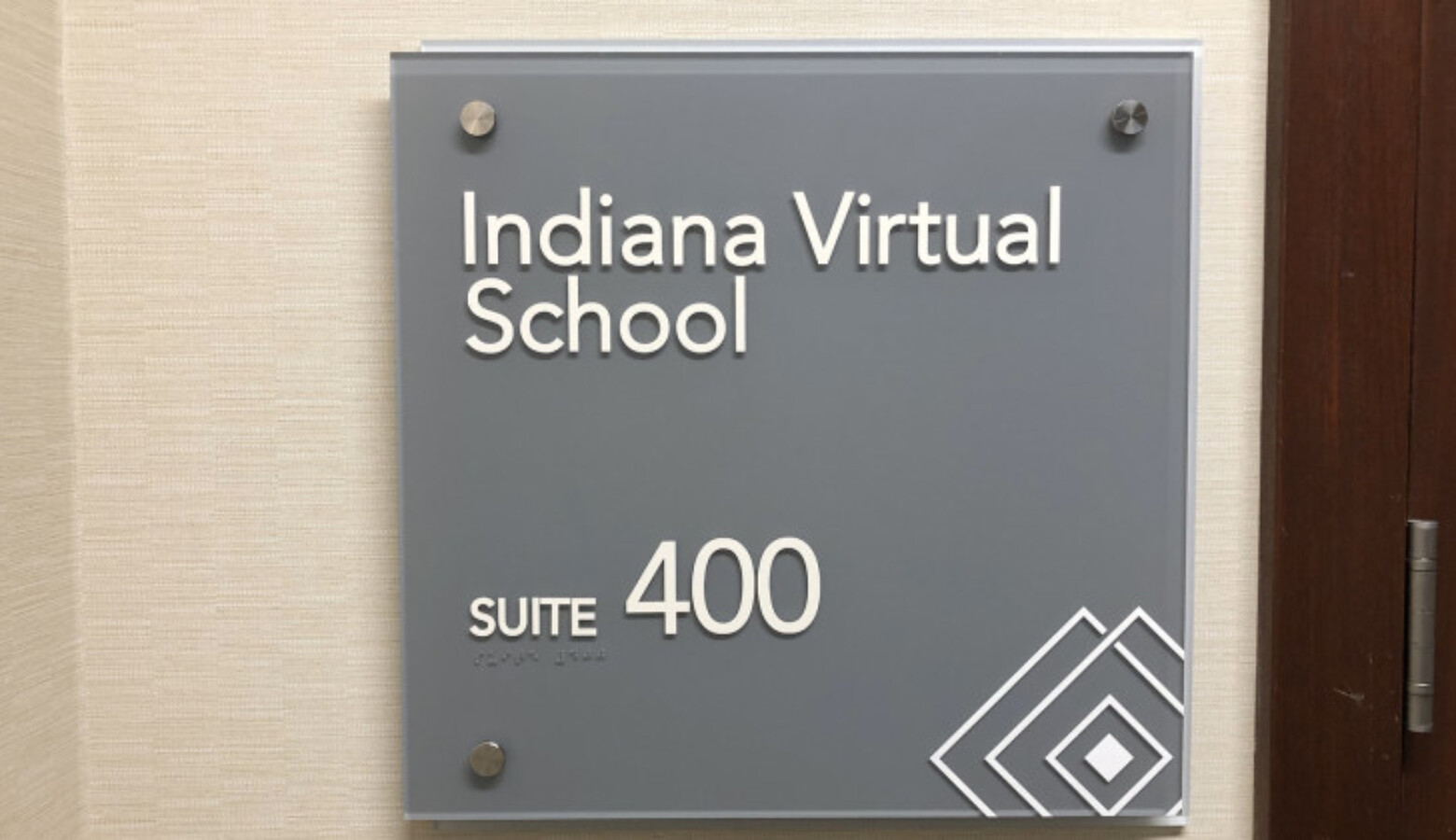 The office of the former headquarters for Indiana Virtual School and Indiana Virtual Pathways Academy was on East 96th Street in Indianapolis.